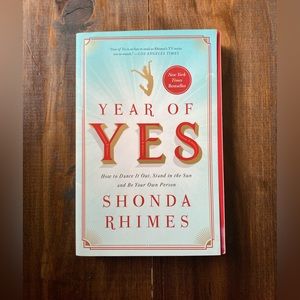 Year of Yes by Shonda Rhimes. Paperback - Good Condition - Self Help Memoir